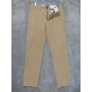 American Eagle Pants Mens 30x32 Beige Chino Relaxed Straight Leg Cotton